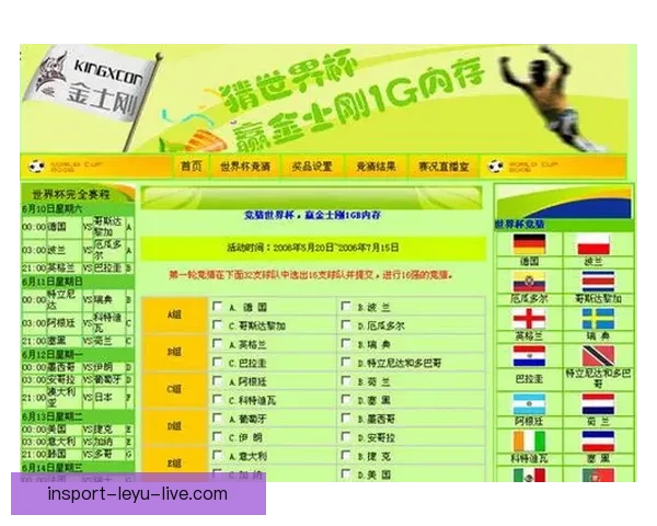 世界杯精彩竞猜玩法解析与比分投注策略全面指南